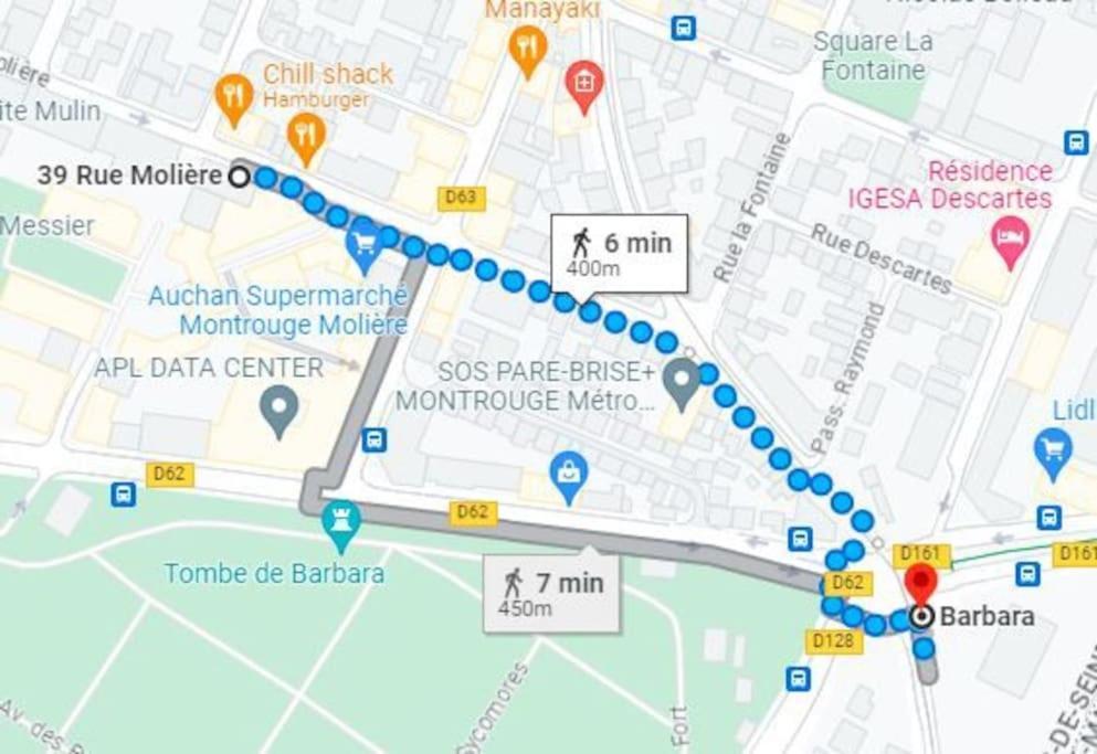 Magnifique Duplex 45 M2 Aux Portes De Paris Metro Barbara A 30Mn Expo Porte De Versailles موروج المظهر الخارجي الصورة